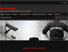 Tablet Screenshot of onlineguardcard.com